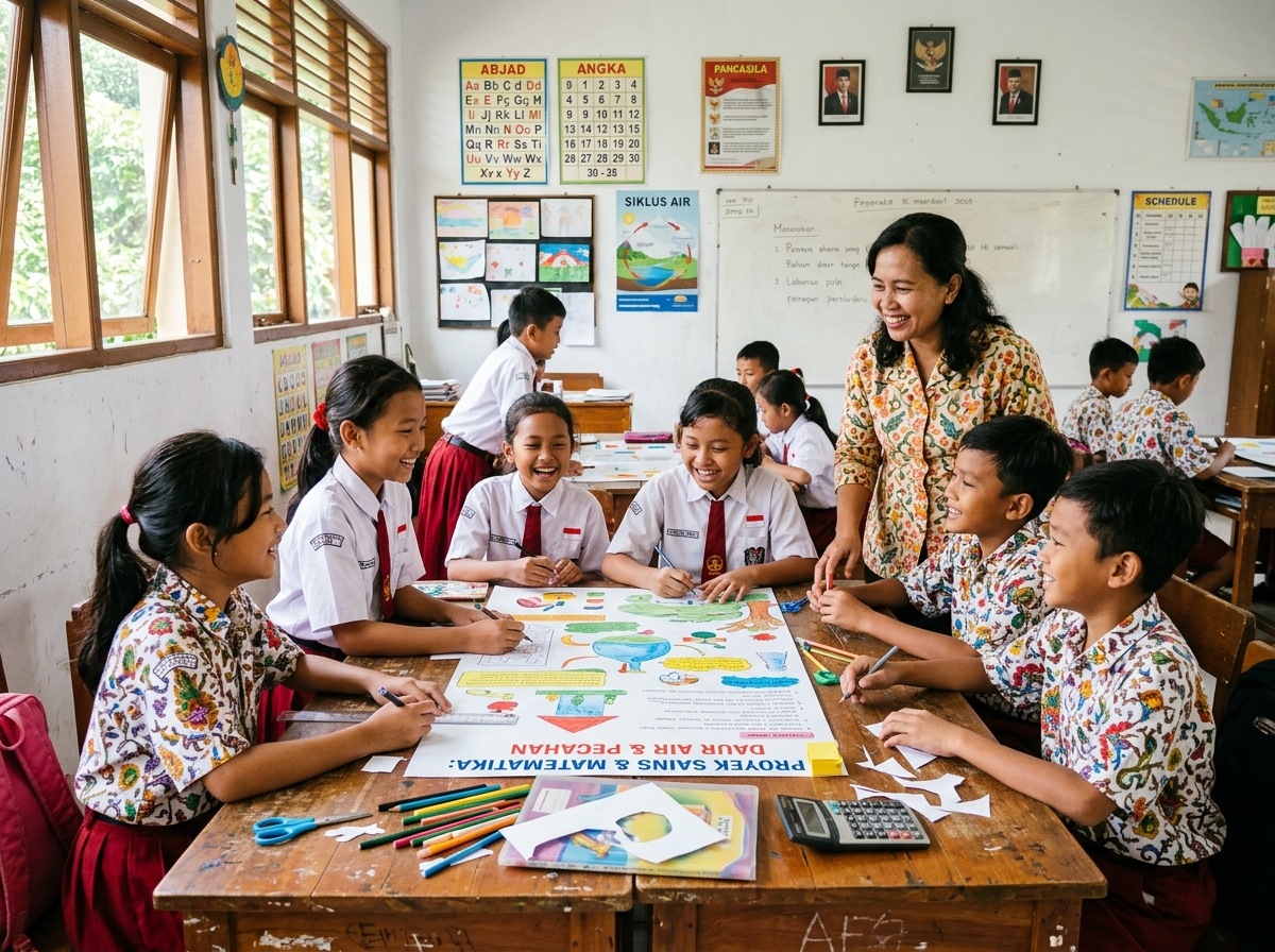 Semangat Belajar Aktif & Penguatan Karakter Profil Pelajar Pancasila di SD NEGERI 1 DAWUHAN